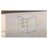 Wooden filing cabinet