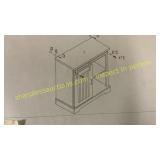 Cube Organizer w/ sliding door