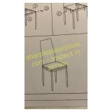 Set of 4 dining chairs
