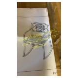 Metal rocking chair