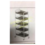 5 tier Mesh kitchen trolley