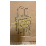 Vanity w/ stool
