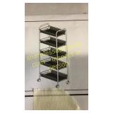 5 tier mesh kitchen trolley