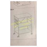 Metal kitchen cart - bent parts
