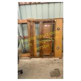 Headboard, wood pieces