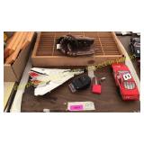 Die cast car, airplane, misc