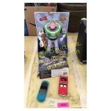Buzz light year, die cast cars, misc