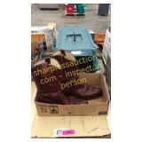 Cowboy boots, pet carrier