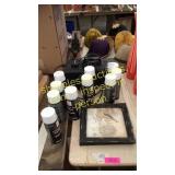 Fog machine, spray paint, misc