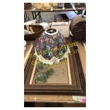 Vintage paintings, lamp shade