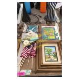 Painting, vintage kids books, misc