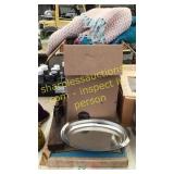 Vintage wood piece, Afghans, misc