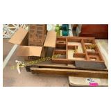 Vintage tool, Knick Knack shelf, misc