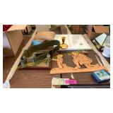 Whiteboard, belt, misc