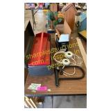 Lightbulbs, toolbox, misc
