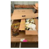 Egg collectibles, cuckoo clock, misc