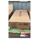 Box of plastic straws