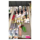 Cake servers, cheese knives, misc