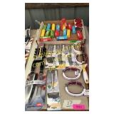 Cheese knives, garlic presses, misc