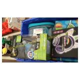 Kids microscope, headphones, misc