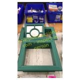 Wall shelves, mirror