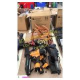 Air nail guns, sander, drill, misc