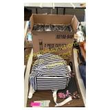 Backpack, clutch, box cutlery sets