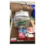King comforter, beauty supplies, misc