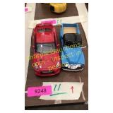 2 die cast cars