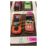 2 die cast cars