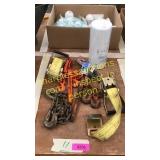 Ratchet straps, chain binders, misc