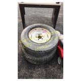 2 Tires 15" with rims