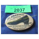 Vintage advertising pocket mirror