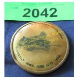 1898  Iowa Fireman tournament pin