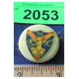 1909 Chicago pin with Lady Mercury