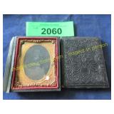 Civil War era tin type photo in case