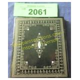 Civil War era tin type photo mother of pearl