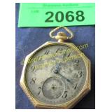 Art Deco gold fill pocket watch