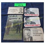 Vintage President Taft & other political