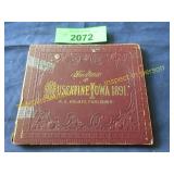 1891 Muscatine Iowa book