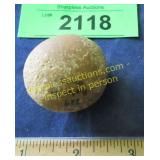 Native American Indian artifact game ball