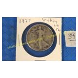 1937 walking liberty 50 cent piece