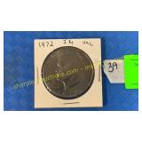 1972 Ike dollar coin- unc