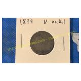 1899 V nickel
