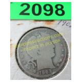 1902 Barber half dollar