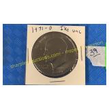1971 -D Ike coin - unc