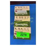 Remington 20 ga- 23/4"- 8 shot shells qty 3