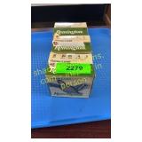 Remington 20 ga-23/4"-8 shot shells qty 3