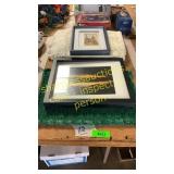 Pictures, tablecloth, misc