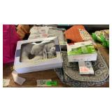 Baby play mat, baby bottles, misc